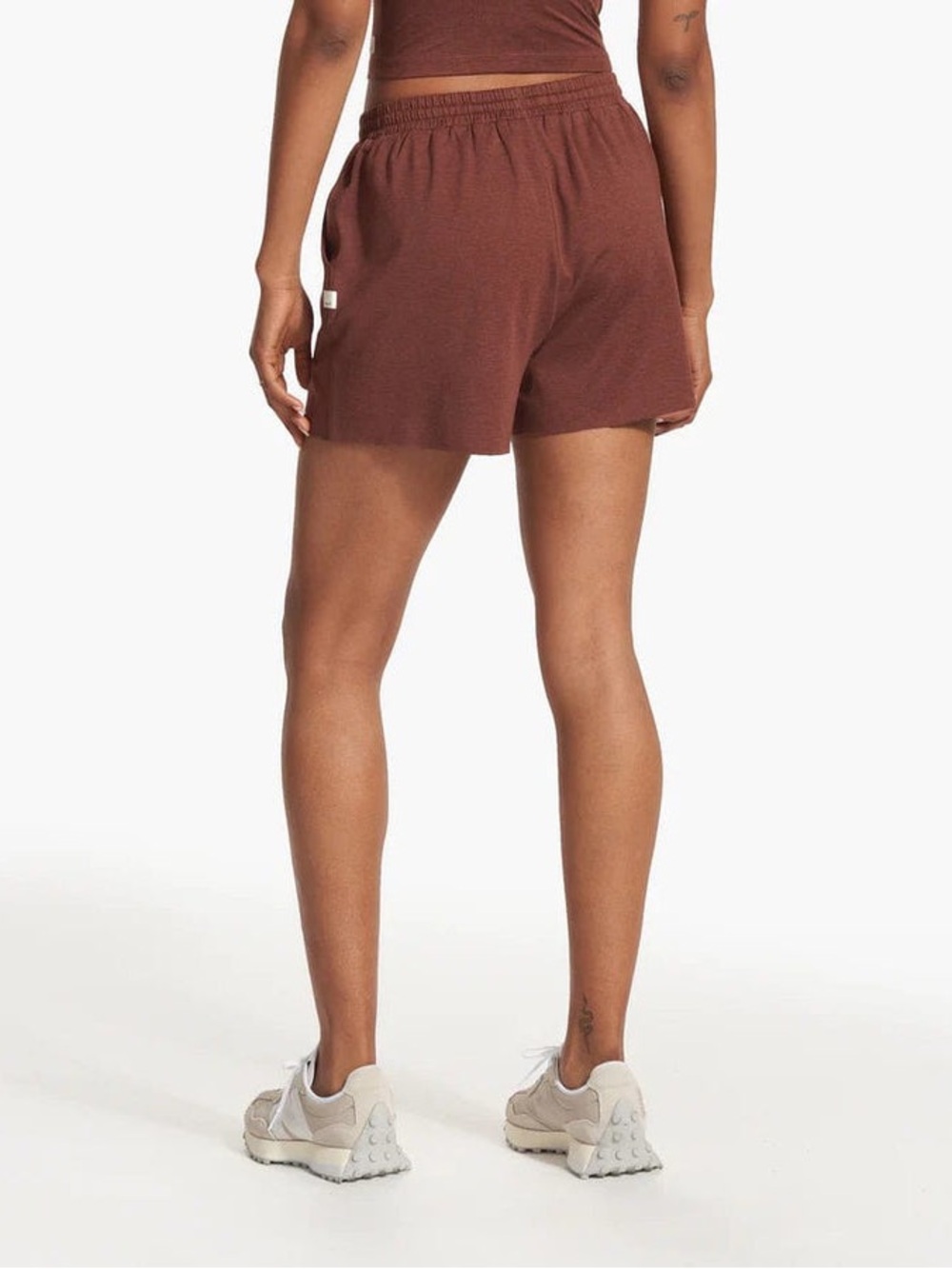 VUORI Women's Boyfriend Brown Athletic Comfy Athleisure Shorts EUC M - Picture 3 of 7